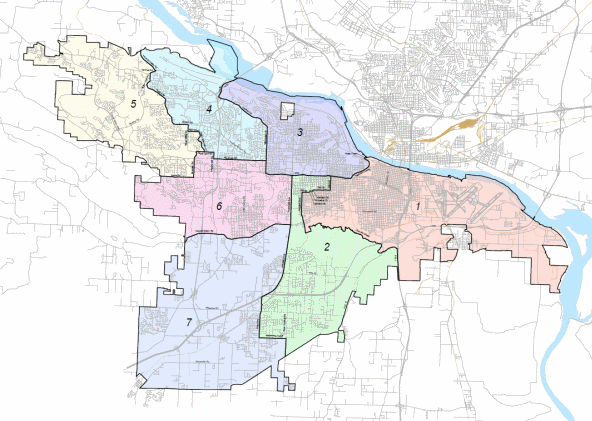Current Ward Boundaries